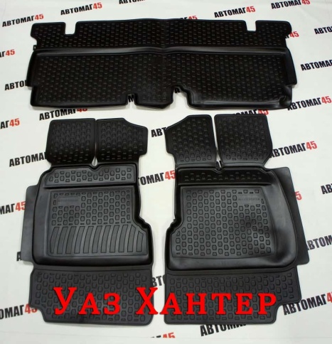 Locker  Коврики в салон УАЗ Hunter Хантер комплект 3 части полиуретан    фото 1