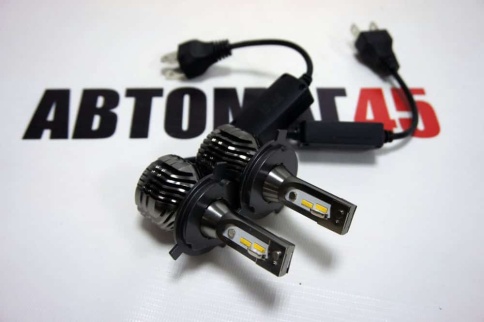 EVO Q5 чип CSP LED 2шт H4 12В 20W 4300К 3000Lm с обманкой гарантия 5мес    фото 5