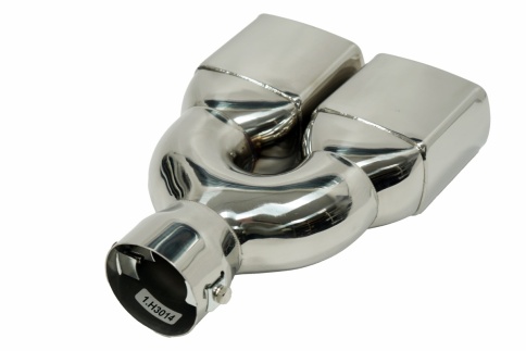 Насадка  на глушитель HJ-H3014 сталь двойная salman фото 6