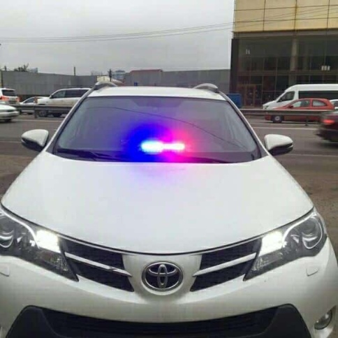 Стробоскопы  Led на стекло 12v красный синий 1шт    фото 4