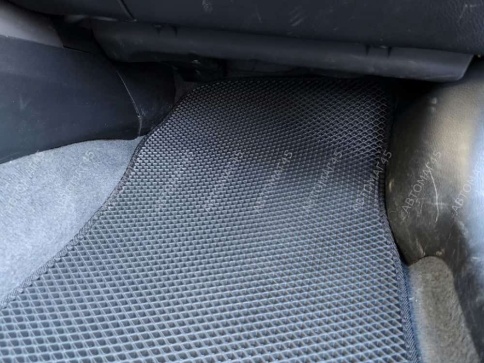 EVA ЭВА  коврики в салон Mitsubishi Lancer 9 2003-2010г черные рисунок ромб  5шт    фото 4