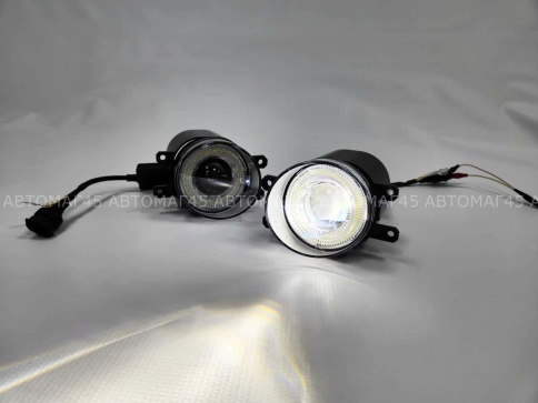 Ruzoom  Фары противотуманные линза 2 режима Toyota Lexus LED+ДХО 50W 4000LM  2шт гарантия 6 мес    фото 6