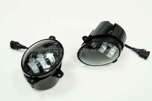 C2R Фары противотуманные 5 линз Лада Калина Гранта Ларгус LED 30W 5000LM 2шт гарантия 3 мес фото 3