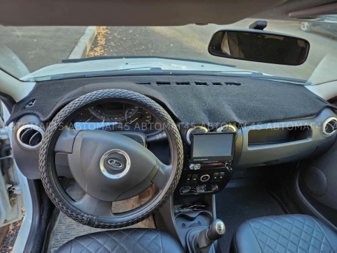 Накидка на панель Largus Ларгус 12-19г Logan Логан до 13г Sandero Stepway Степвей до 15г карпет фото 12