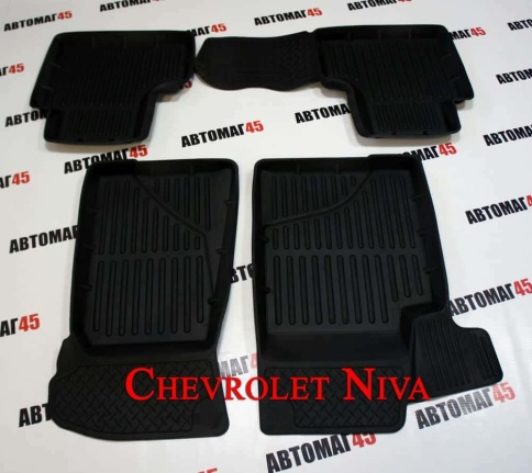 Коврики  в салон Шевроле Нива Chevrolet Niva Niva Travel с 2020г комплект 4шт    фото 1