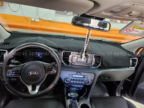 Накидка автомобильная на панель Kia Sportage Киа Спортаж 2016-2022г кузов QL карпет Maximal фото 3