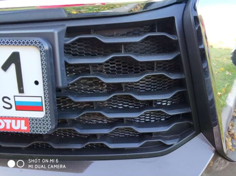 Dollex  защитная сетка на решетку радиатора ячейка 20ммх6мм 40х100см черная сота DKS-035 фото 2