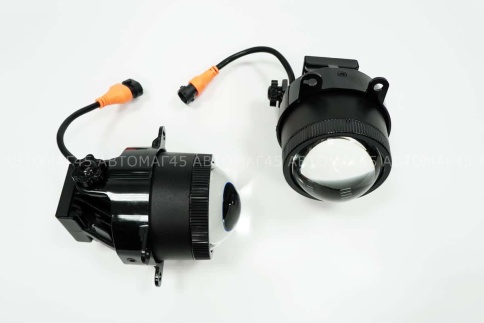 SALMAN  Фары п/туманные 1 линза  Lada Vesta X-Ray и иномарки LED 70W 8000LM 2шт гарантия 6 мес фото 5