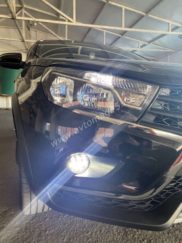 C2R  Фары п/туманные 5 линз LED Vesta Веста Лада X-Ray иномарки LED 60W 4800LM 2шт гарантия 3мес фото 5