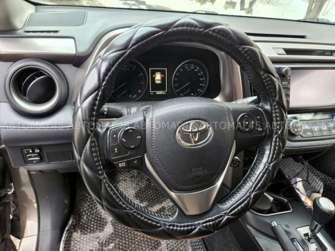 Maximal  оплетка руля кожа черная ромб черная нитка размер 37-39см R-01-BLBL   фото 1