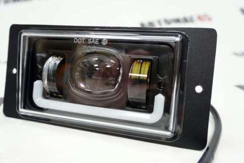 C2R  Фары п/туманные LED 2110 2112 40W 4000LM линза + ходовой огонь гарантия 3 мес фото 3