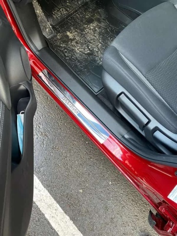 LIDER  Накладки на пороги  Nissan Qashqai 2013-2022г 4 шт нержавейка    фото 6