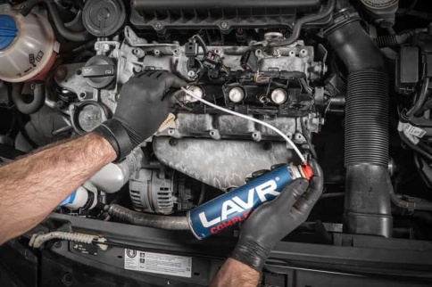 LAVR  Раскоксовыватель двигателя пенный Complex 400 мл    фото 5