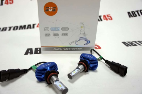 SVS S1  plus чип CSP LED 2шт HB4 12В 30W 5000К 4000Lm с обманкой гарантия 5 мес    фото 7