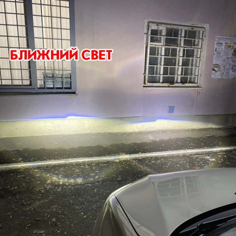 C2R A82 светодиодные лампы LED линза модуль 2шт H4 12В 40W 5000K 7000Lm гарантия 6 мес фото 11