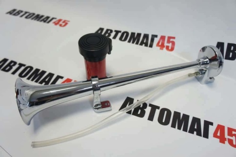 ISKRA  сигнал звуковой пневматический труба с компрессором 12В    фото 4