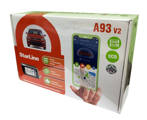 StarLine  A93 V2 ECO 2Can+2Lin сигнализация 1 брелок автозапуск двусторонняя связь сирена гар 1 год фото 2
