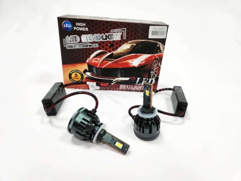 C2R V45 лампы LED 2шт H27 12В 50W 5500K 4500Lm  с обманкой гарантия 6мес    фото 1