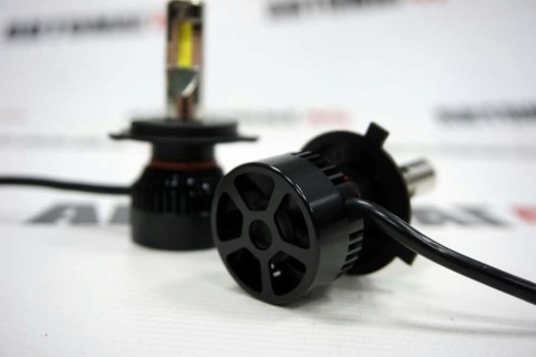 Sariti K5 LED 2шт H4 12В 50W 6000K 5000Lm с обманкой гарантия 6мес    фото 3