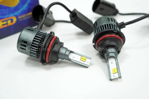 A6  чип СОВ LED 2шт HB5 (9007) 12В 20W 6000К 2400Lm гарантия 1мес    фото 2