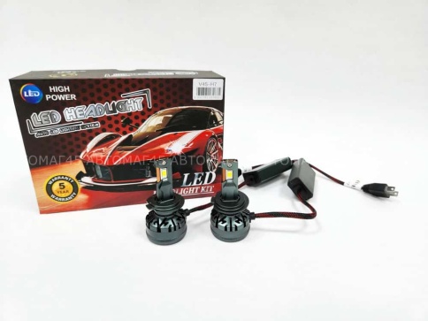 C2R V45 лампы LED 2шт H7 12В 50W 5500K 4500Lm  с обманкой гарантия 6мес    фото 1