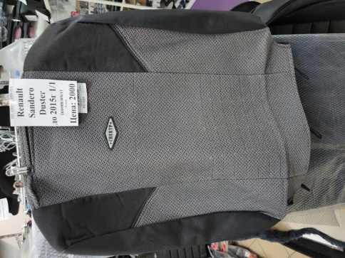 Авточехлы  Renault Duster до 2015г Sandero S.Stepway до 2015г 1/1 жаккард    фото 1