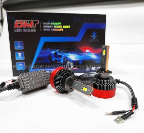 DMT-S30 лампы LED 2шт H1 12В 75W 6000K 6000Lm  с обманкой гарантия 6мес    фото 3