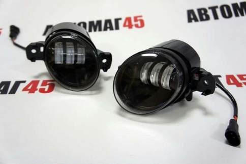 SALMAN  Фары п/туманные Nissan LED 50W 4800LM 6000K с ушами 2шт гарантия 6 мес    фото 2