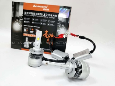 AOZOOM лампы LED 2шт D2H под цоколь D2 12В 55W 5500K 6000Lm  с обманкой гарантия 12мес    фото 4