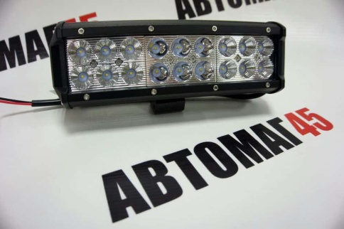 Carprofi  cветодиодная балка COMBO ближний дальний 10-30V чипы CREE 18 диодов 54Вт 1шт гарант 3 мес фото 1