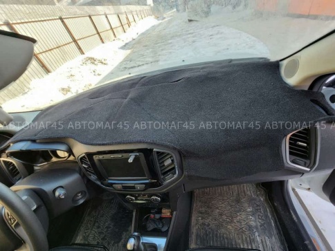 Накидка на панель Lada X-Ray Лада Х-рей карпет  фото 4