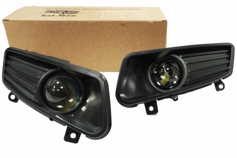 SALMAN  Фары п/туманные 1 линза VW Polo седан 2015-2020г LED 60W 7000LM 6000K 2шт гар 6 мес фото 3