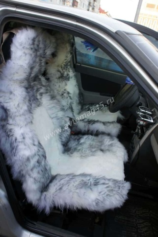 Накидки  комбинированные бело-серый Maximal 140х55см 2шт    фото 8