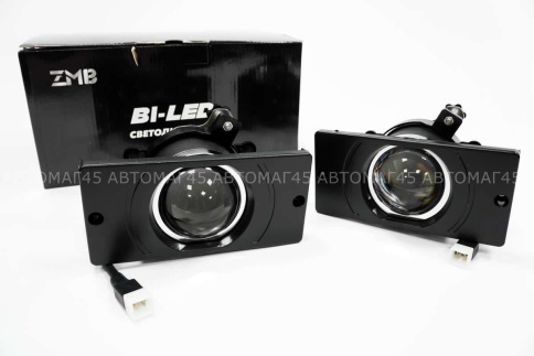 ZMB Фары противотуманные 1 линза  ВАЗ 2110-2112 ВАЗ 2113-2114-2115 LED 50W 6000LM 2шт гарантия 6 мес фото 2