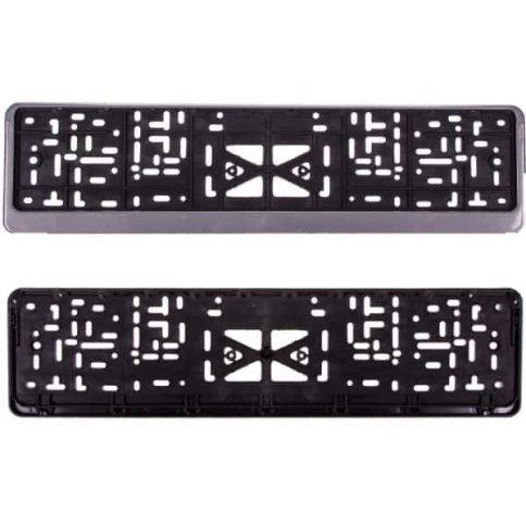 Skyway  рамка номерного знака с защелкой серая    фото 3