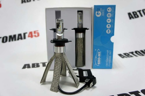 Sho-Me  G7Lite LED 2шт H4 12В 20W 5000K 2800Lm +150 гарантия 12мес    фото 2