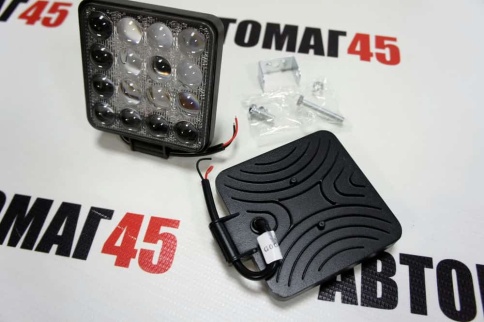 C2R светодиодная фара линза Slim дальний свет 16 диодов 48Вт 12В 1шт гарантия 1 месяц G0002-25BS  фото 4