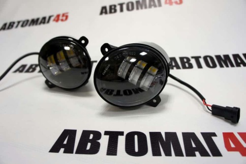 SALMAN  2 реж. 3000 6000К Фары п/туманные Лада Kalina Granta Datsun LED 50W 4800LM 2шт гарантия 6мес фото 5