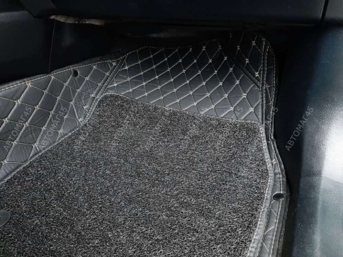Ковры  5D экокожа Toyota RAV4 XA40 2013-2019г черный комплект с ворсом Maximal АКЦИЯ!   фото 8