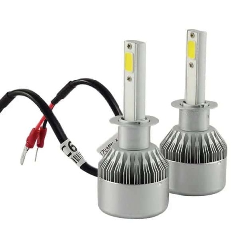 C6  чип СОВ LED 2шт H1 12В 36W 6000К 3800Lm гарантия 1мес    фото 3