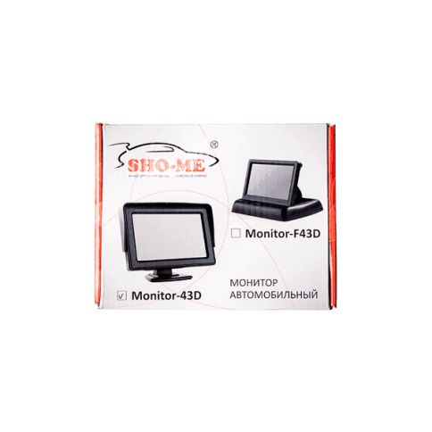 Sho-Me Монитор 43D  универсальный автомобильный 4,3" 480x72    фото 9