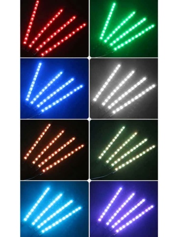 C2R Подсветка для ног в авто 4шт пульт RGB фото 3