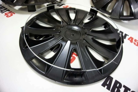 Star  Колпаки R15 Карат черный комплект    фото 5