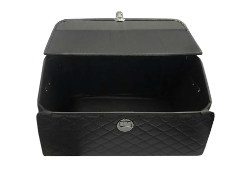 Органайзер  багажника кофр экокожа черный с черной ниткой 70 x 30 x 30см MAXIMAL Big   фото 2