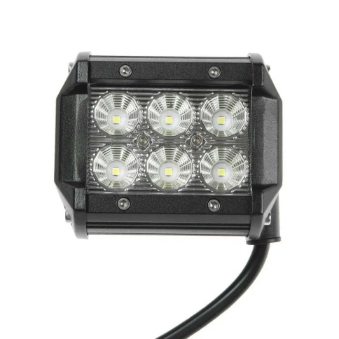 MYX  фара светодиодная балка 6000К 320Lm 10-30V  6 диодов 18Вт рабочий свет 1шт гарантия 12 мес  фото 2
