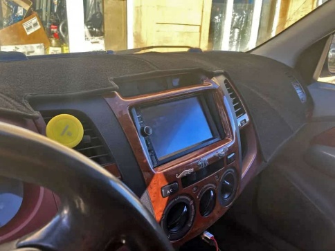 Накидка на панель Toyota Hilux Тойота Хайлюкс 7поколение AN10 AN20 AN30 2005-2014г карпет  фото 4