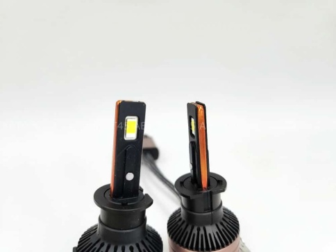 AOZOOM лампы LED 2шт H1 12В 55W 5500K 6000Lm  с обманкой гарантия 6мес    фото 2