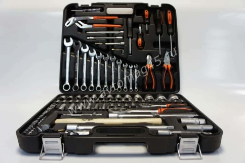 Автодело  набор инструментов 101 предмет 1/2" 1/4"    фото 3
