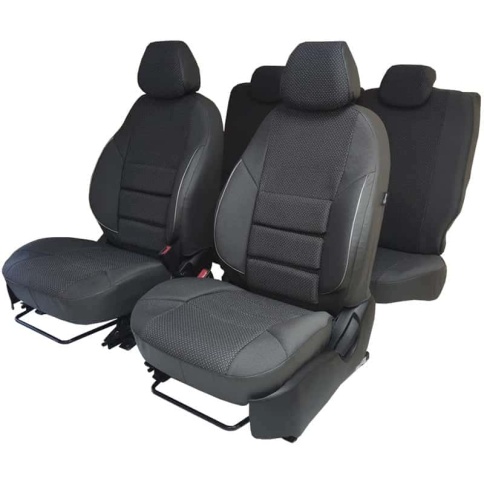 Авточехлы  Daewoo Matiz Дэу Матиз жаккард серый A10   фото 1