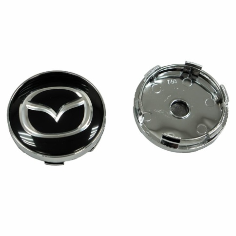 Колпачок ступицы Mazda 60/57 черный TechLine Кик Слик NZDK 003 фото 1